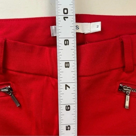 Ricki’s Slim Fit Zip Pocket Micro Twill Pants Red  Size 2 - Picture 11 of 15